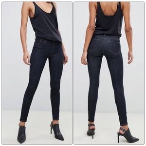 Allsaints Grace Skinny Jeans Indigo Blue